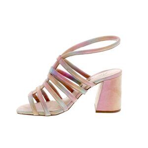 Free People Pink Strappy Heels